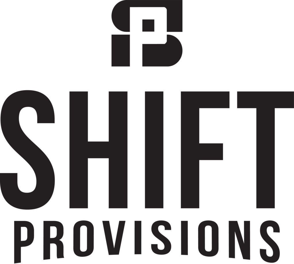 Shift Provisions - Primary Black Logo
